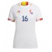 Camisa de time de futebol Bélgica Thorgan Hazard #16 Replicas 2º Equipamento Feminina Mundo 2022 Manga Curta